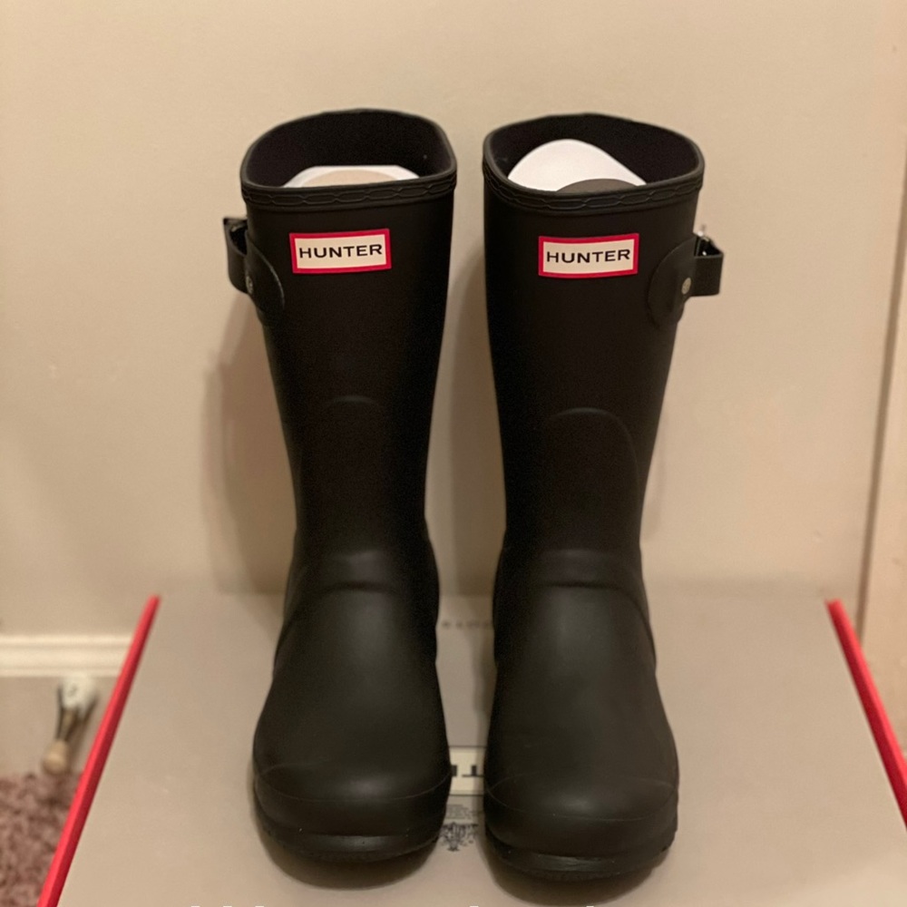 Hunter Original- Short Matte Black Rain Boot